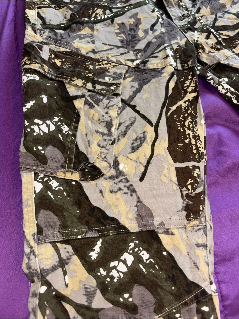 Smoke Rise Cargo Pants in Camo Print